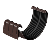 Соединитель желобов DOCKE STAL PREMIUM, шоколад