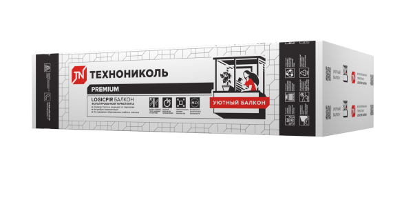 Плиты LOGICPIR Балкон, 1200x600x30мм