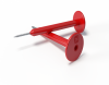 Телескопический крепеж Termoclip 1, 80 мм
