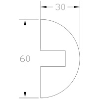 Молдинг ForPRO М-30x60